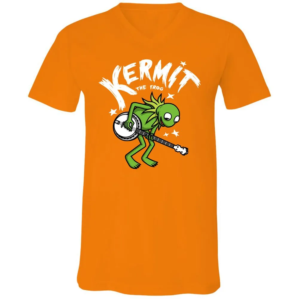 Unisex V-Neck T-Shirt - RGU2332C - Orange - 11