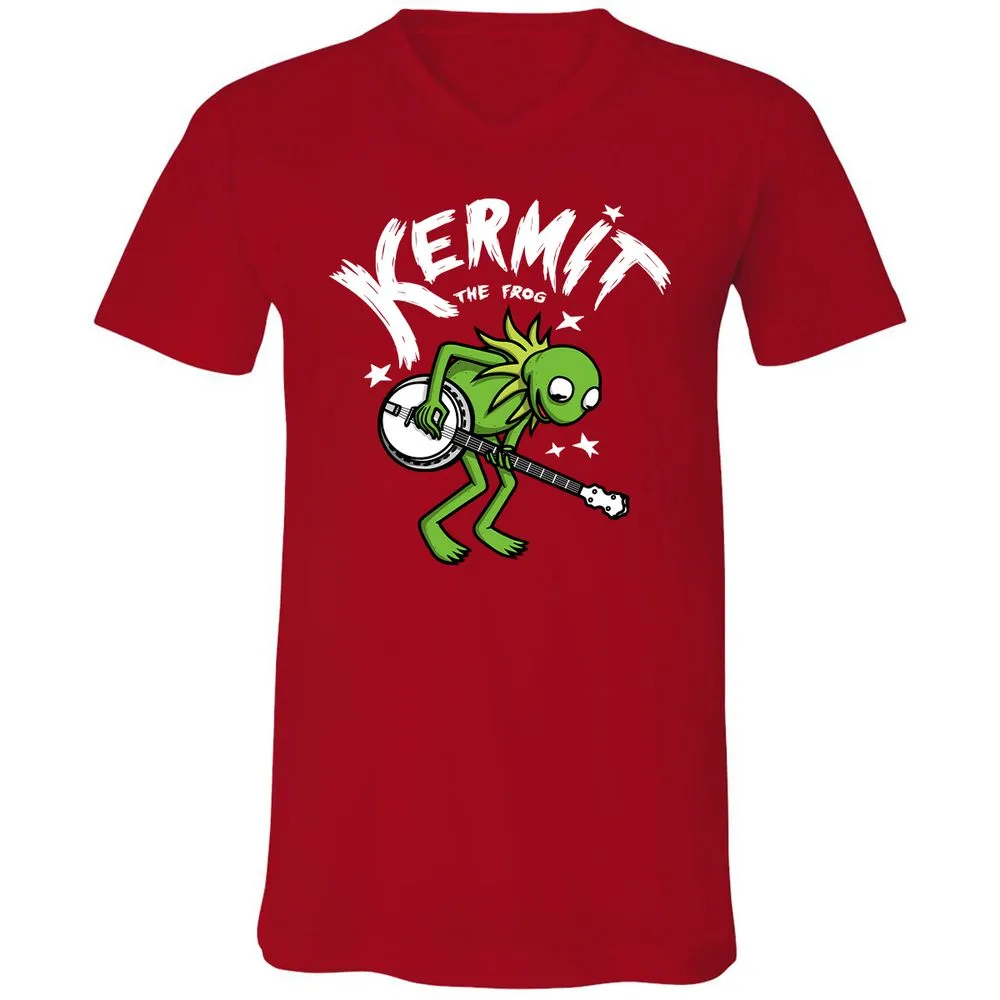 Unisex V-Neck T-Shirt - RGU2332C - Red - 3