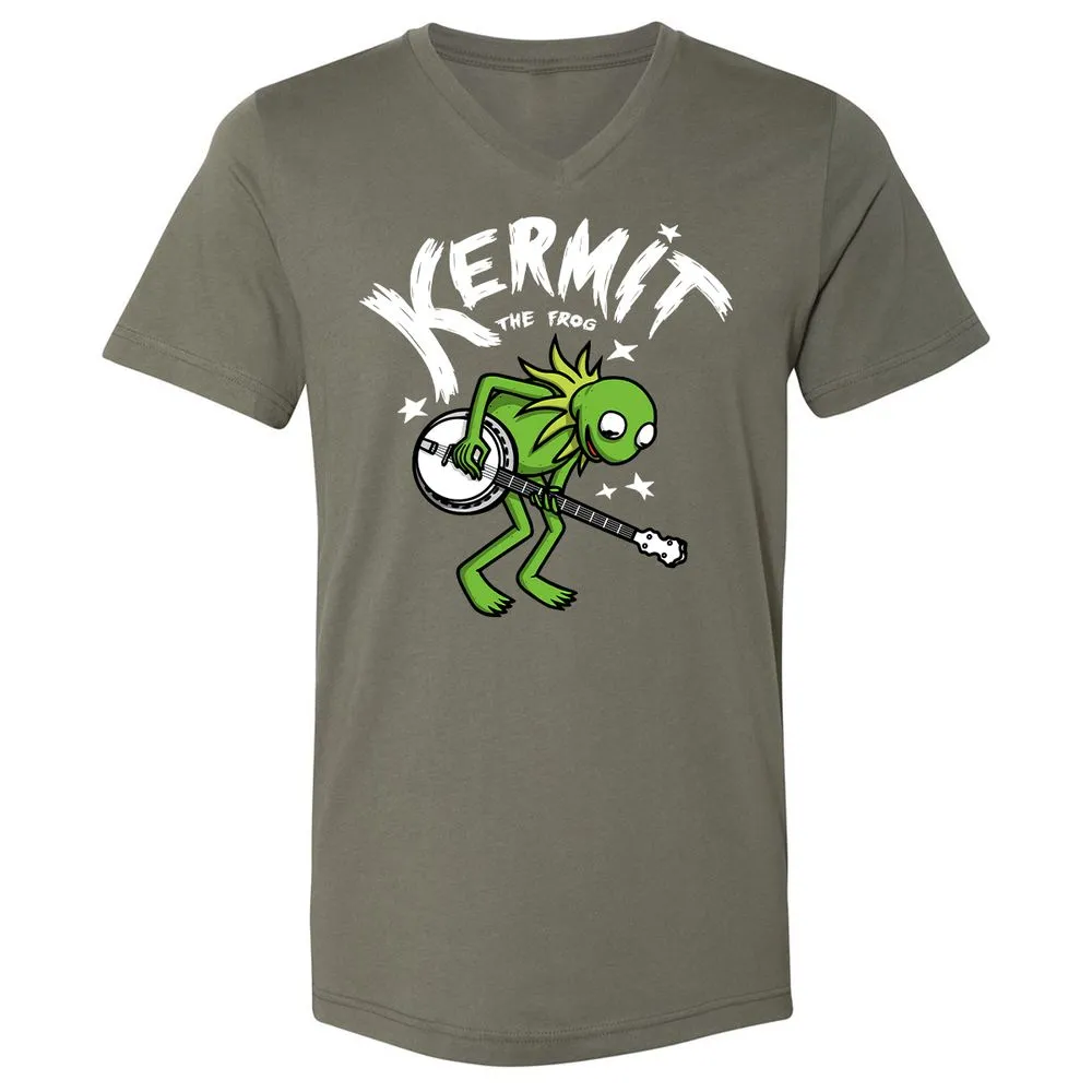 Unisex V-Neck T-Shirt - RGU2332C - Military Green - 10