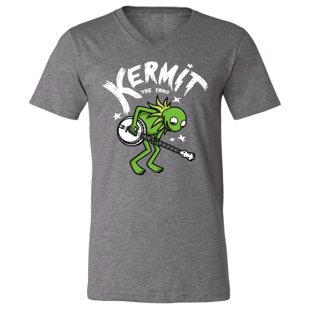 Unisex V-Neck T-Shirt - RGU2332C - Deep Heather - 13