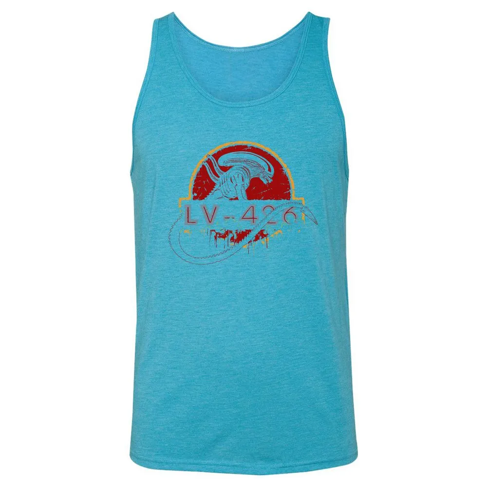 Unisex Jersey Tank - 7DK17EH8 - Aqua Triblend - 3