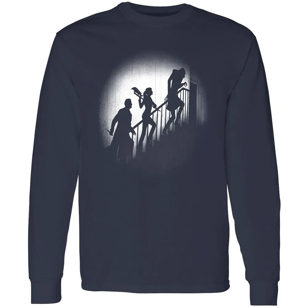 Long Sleeve T-Shirt - BTBF9G2L - Navy - 2
