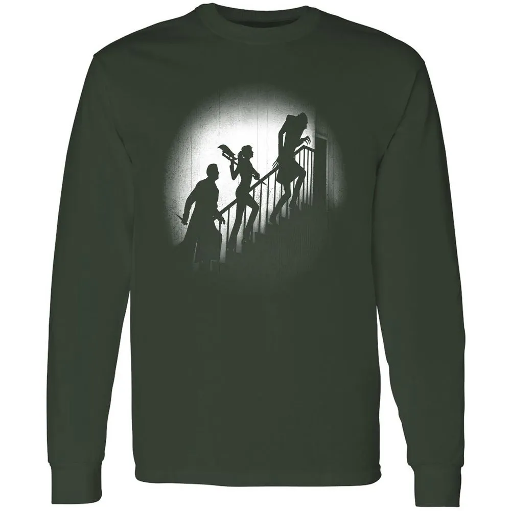 Long Sleeve T-Shirt - BTBF9G2L - Forest Green - 4