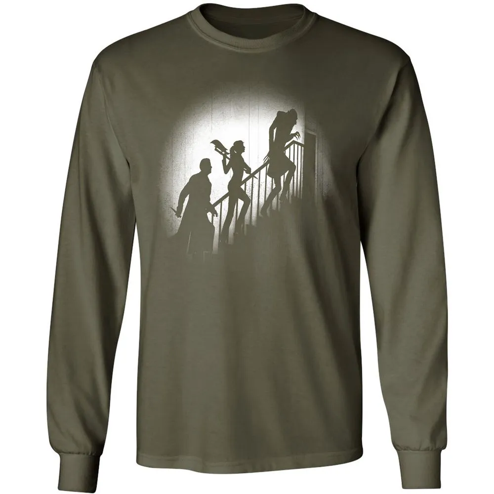 Long Sleeve T-Shirt - BTBF9G2L - Military Green - 16