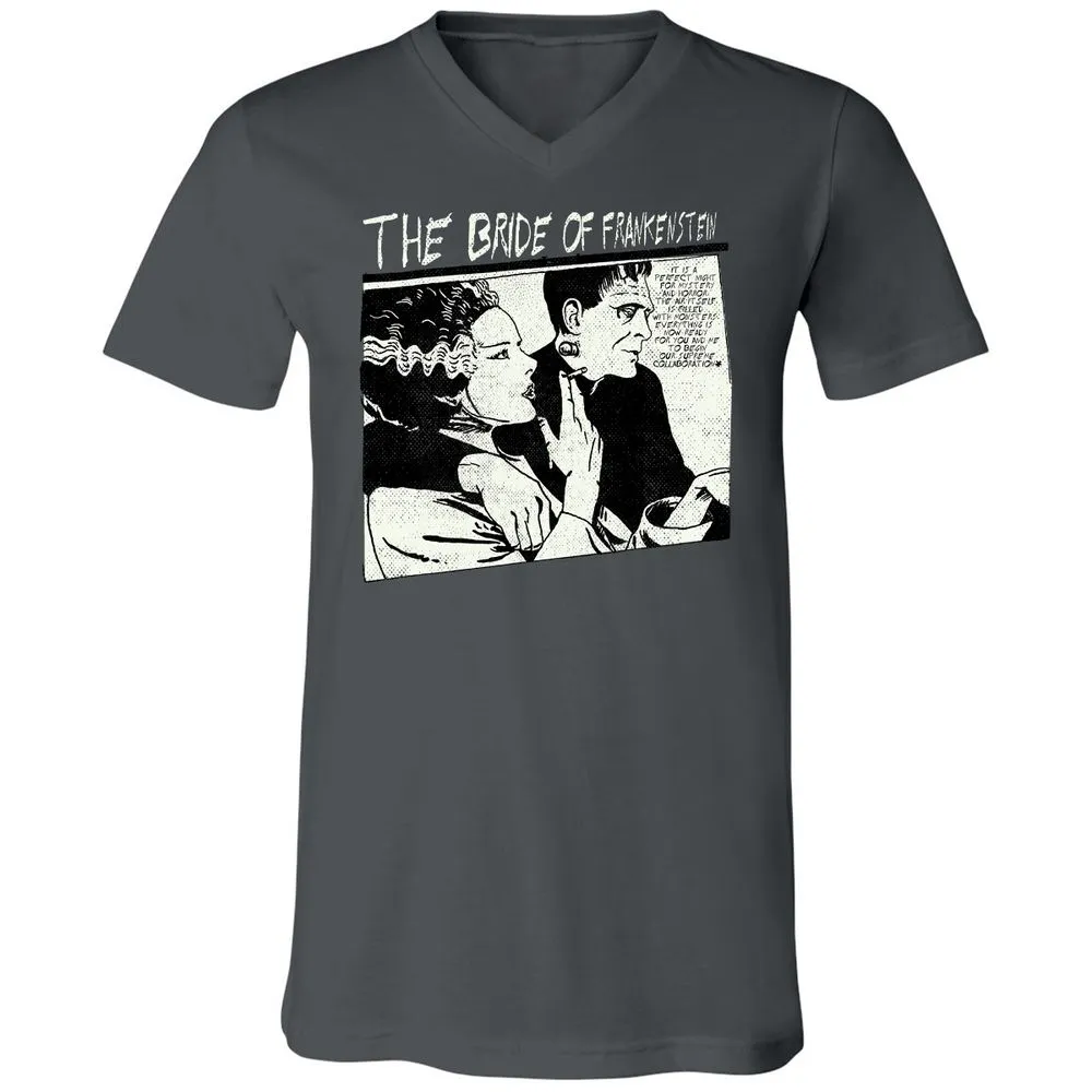 Unisex V-Neck T-Shirt - UR997JAH - Asphalt - 12