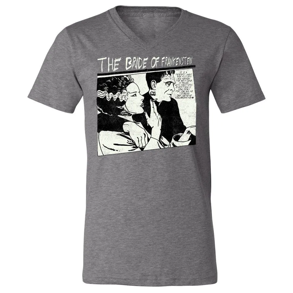 Unisex V-Neck T-Shirt - UR997JAH - Deep Heather - 13