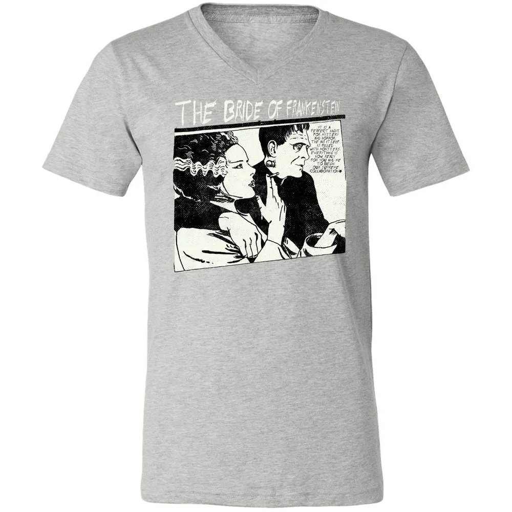 Unisex V-Neck T-Shirt - UR997JAH - Athletic Heather - 7
