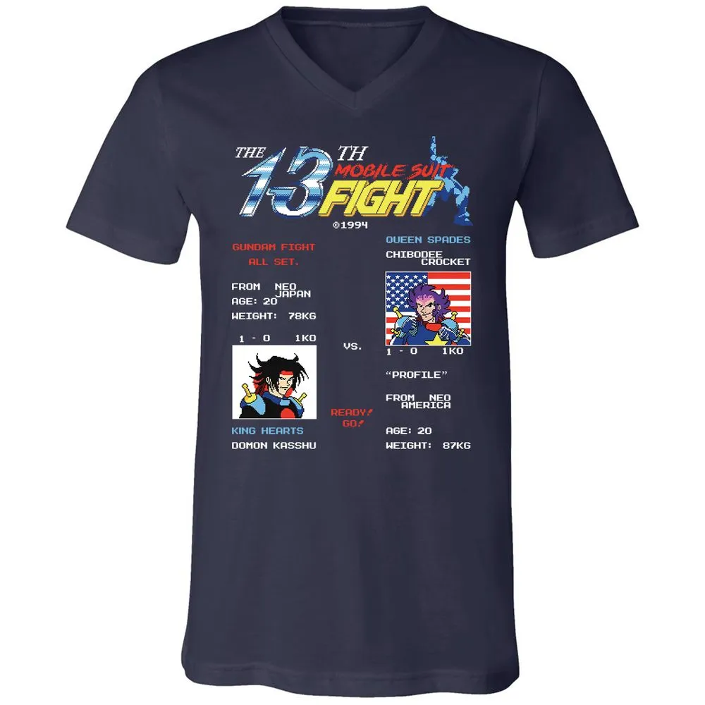 Unisex V-Neck T-Shirt - ENK7DCC1 - Navy - 2