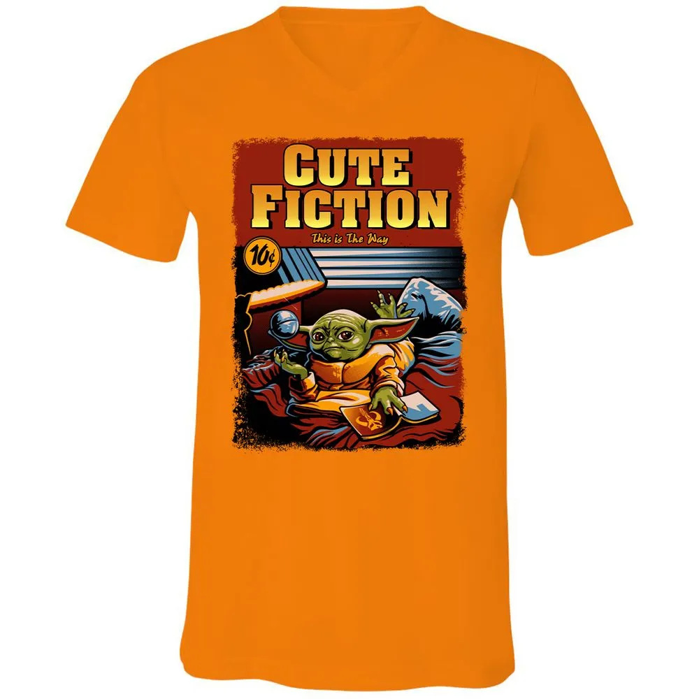 Unisex V-Neck T-Shirt - S9DZZQWZ - Orange - 11