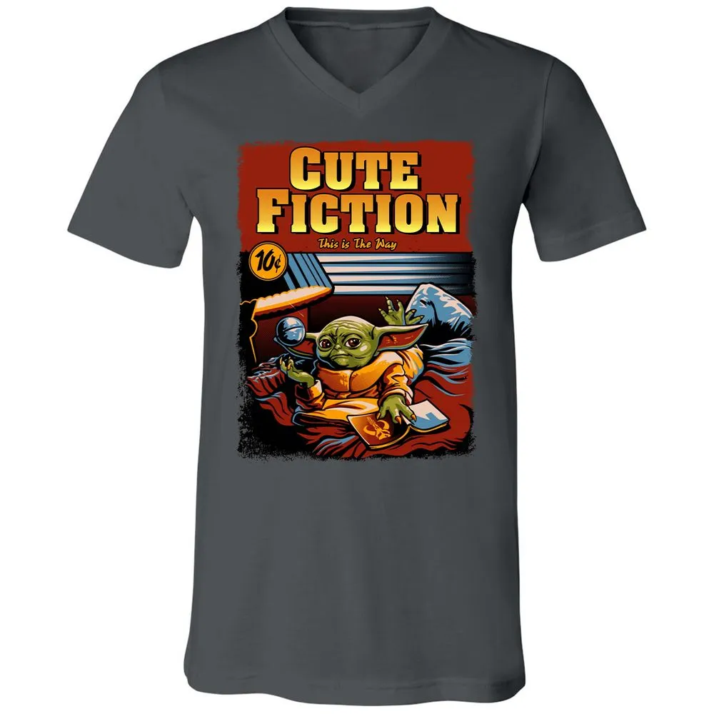 Unisex V-Neck T-Shirt - S9DZZQWZ - Asphalt - 12