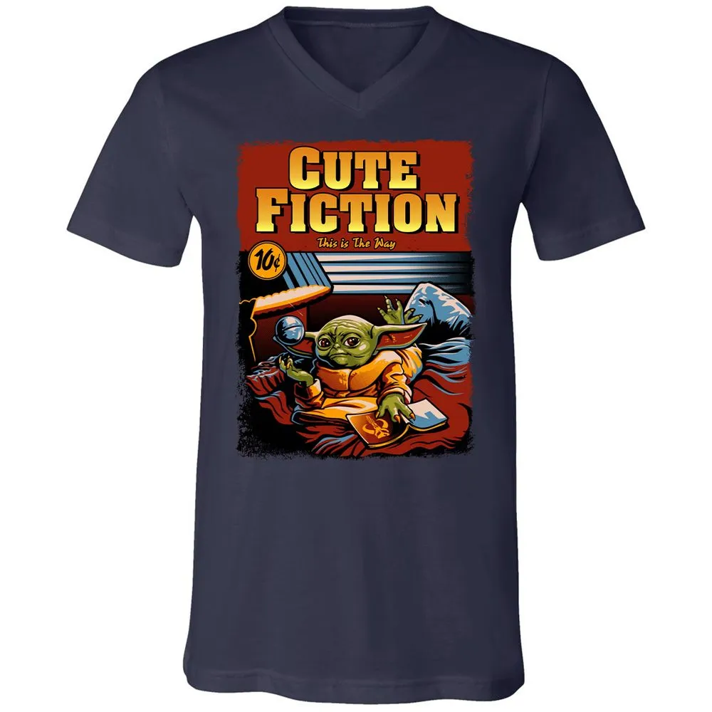 Unisex V-Neck T-Shirt - S9DZZQWZ - Navy - 2