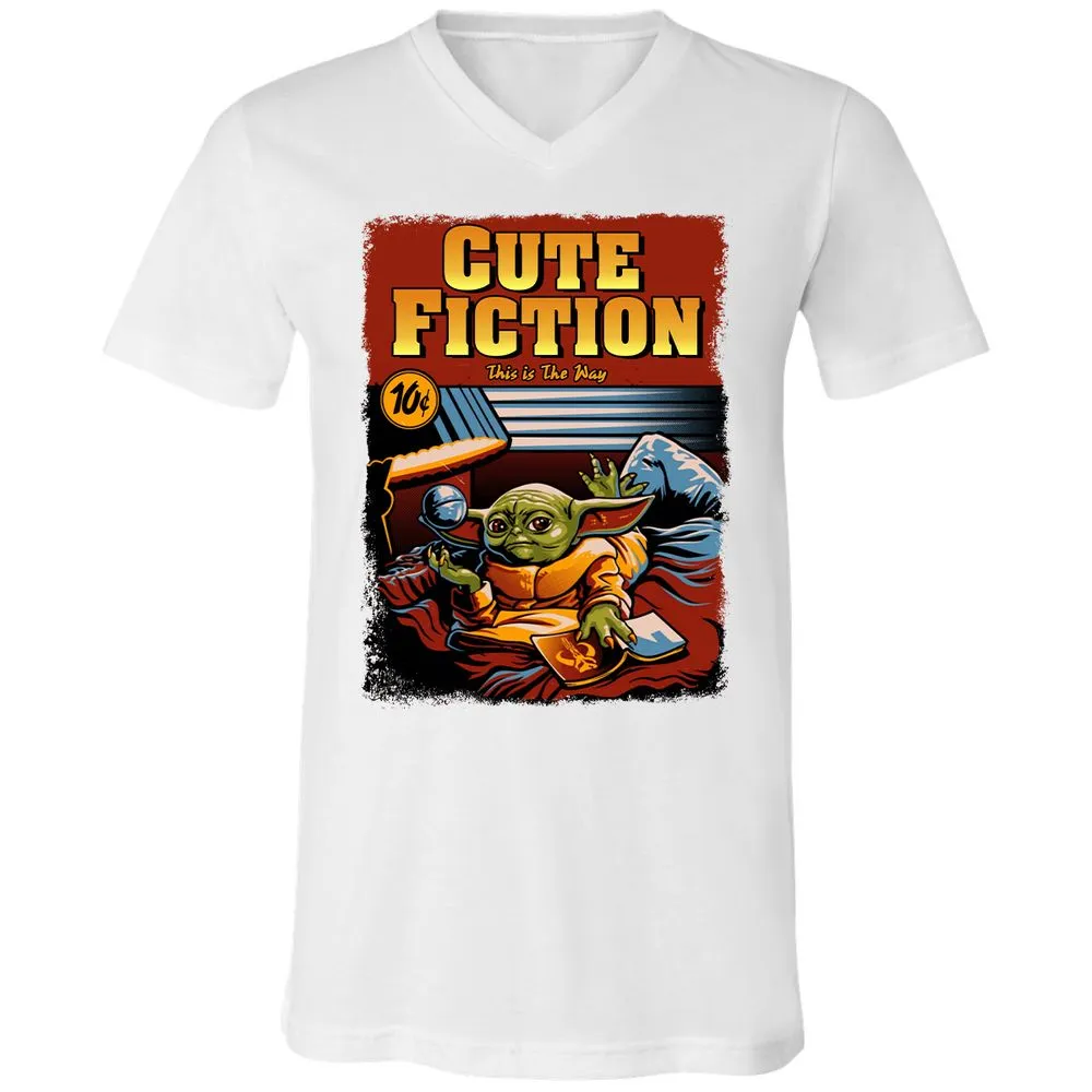 Unisex V-Neck T-Shirt - S9DZZQWZ - White - 5