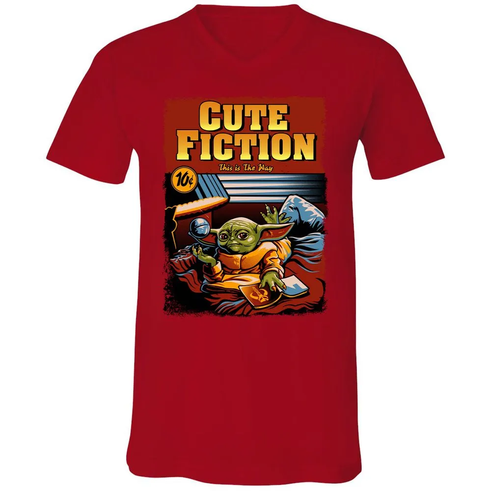 Unisex V-Neck T-Shirt - S9DZZQWZ - Red - 3