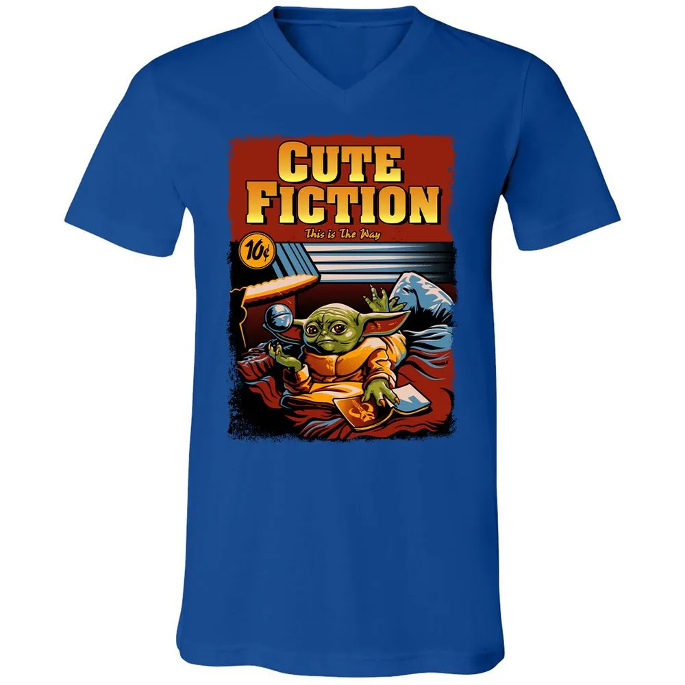 Unisex V-Neck T-Shirt - S9DZZQWZ - True Royal - 4