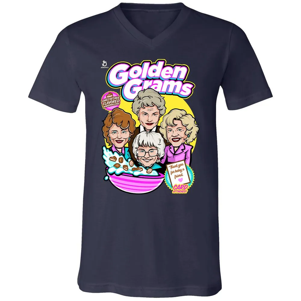 Unisex V-Neck T-Shirt - XWPW415Q - Navy - 2