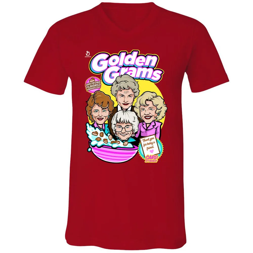 Unisex V-Neck T-Shirt - XWPW415Q - Red - 3