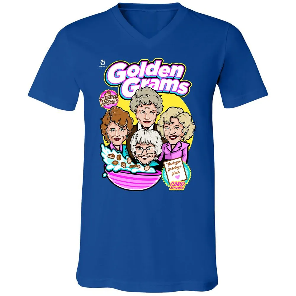 Unisex V-Neck T-Shirt - XWPW415Q - True Royal - 4