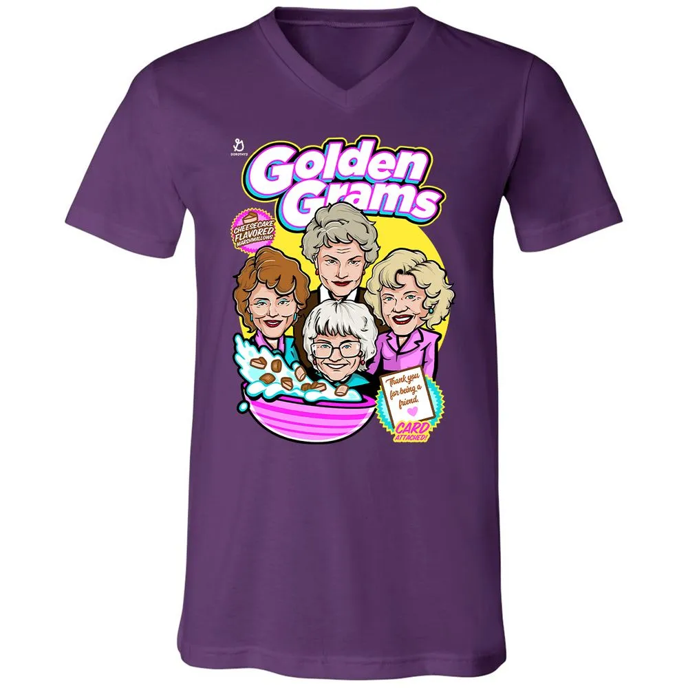 Unisex V-Neck T-Shirt - XWPW415Q - Team Purple - 9