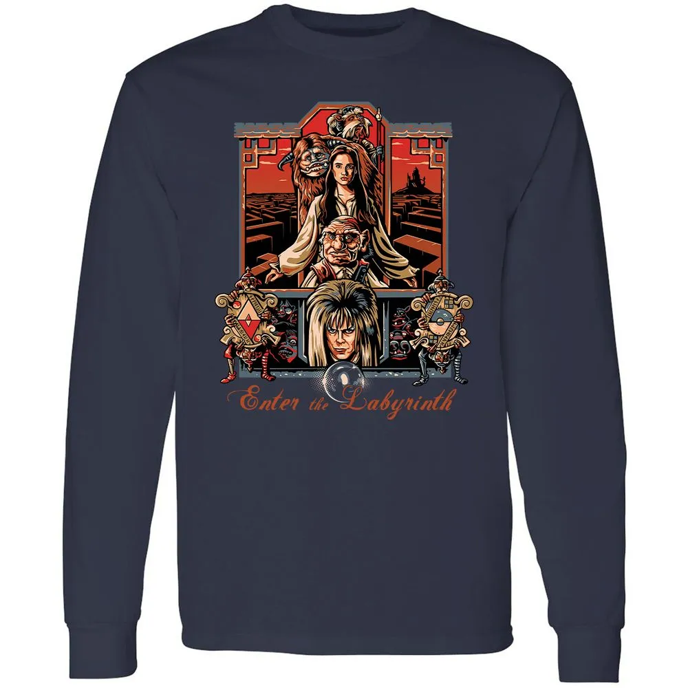 Long Sleeve T-Shirt - C39JMCHK - Navy - 2