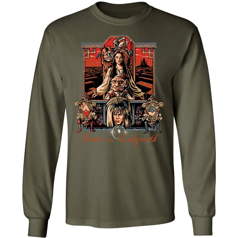 Long Sleeve T-Shirt - C39JMCHK - Military Green - 16
