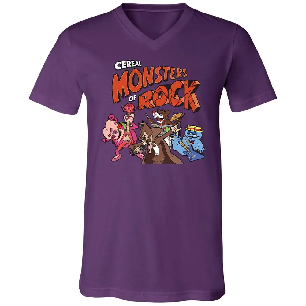 Unisex V-Neck T-Shirt - BB8WW48R - Team Purple - 9