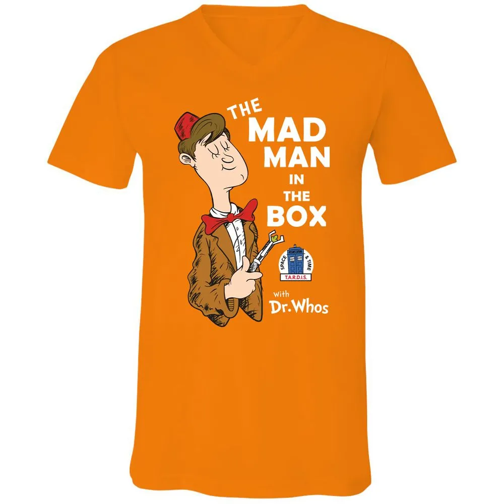 Unisex V-Neck T-Shirt - 2A5X9KD7 - Orange - 11
