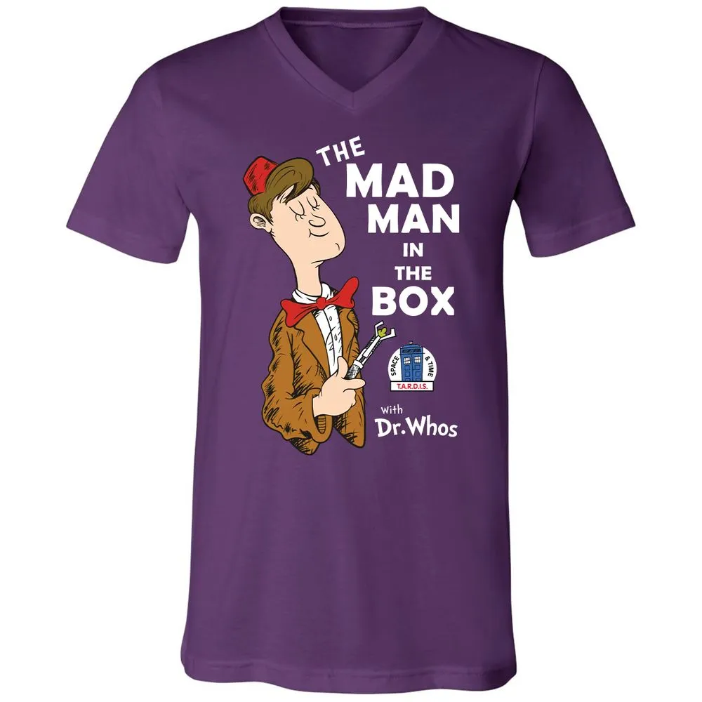 Unisex V-Neck T-Shirt - 2A5X9KD7 - Team Purple - 9