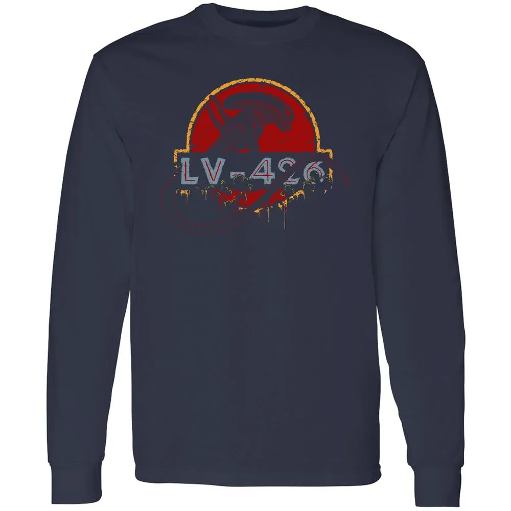 Long Sleeve T-Shirt - 3KQC3L3L - Navy - 2