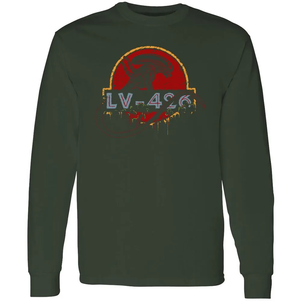 Long Sleeve T-Shirt - 3KQC3L3L - Forest Green - 4