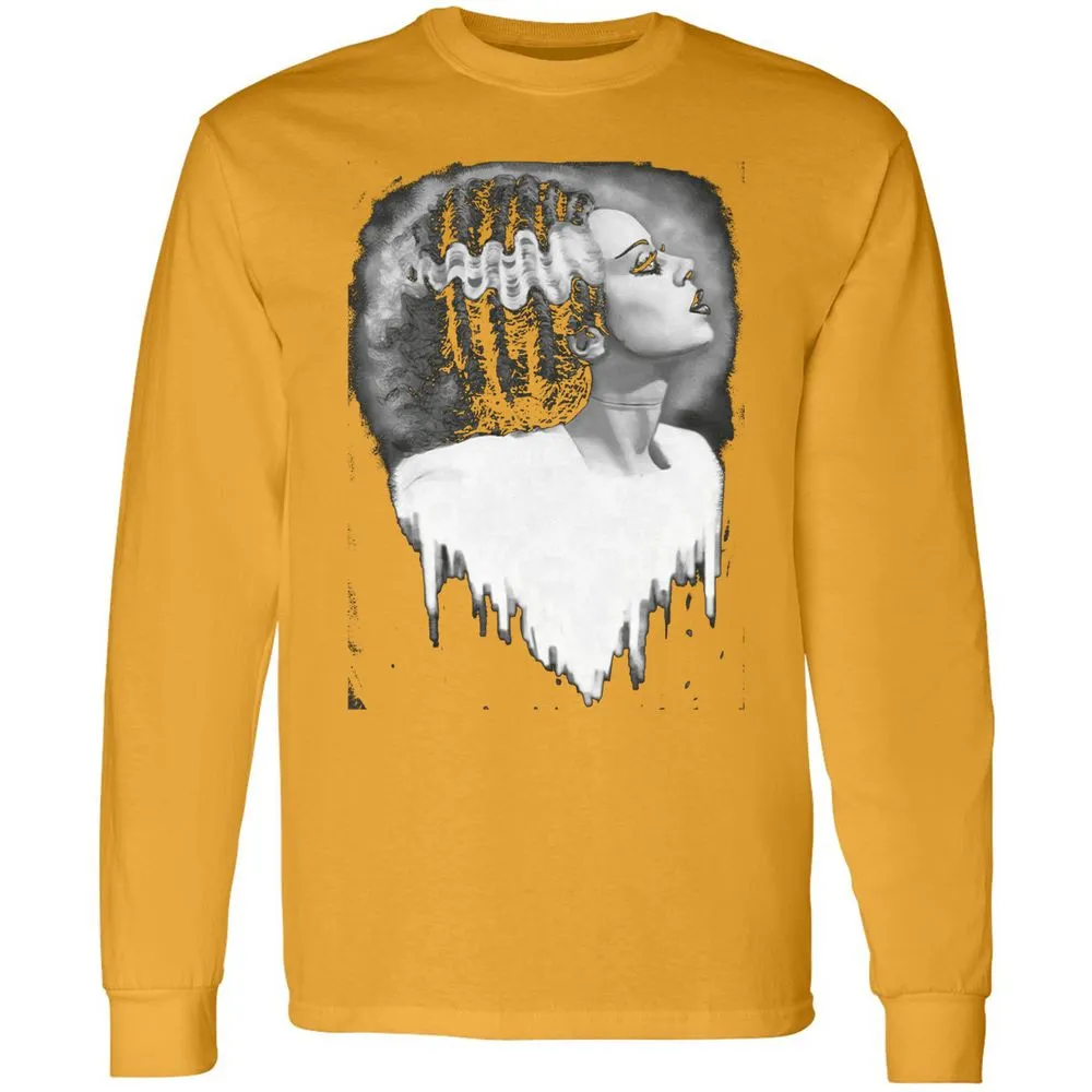 Long Sleeve T-Shirt - YK73EP9X - Gold - 9