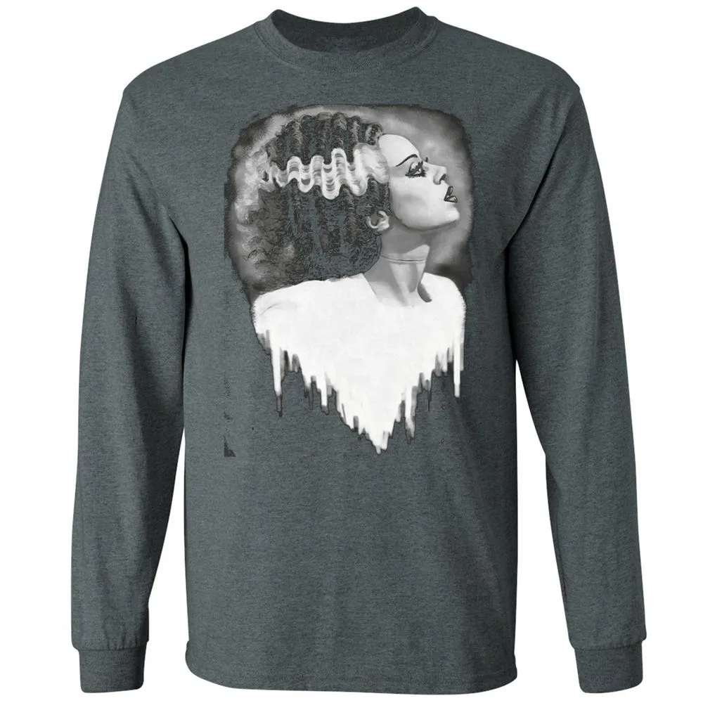Long Sleeve T-Shirt - YK73EP9X - Dark Heather - 15