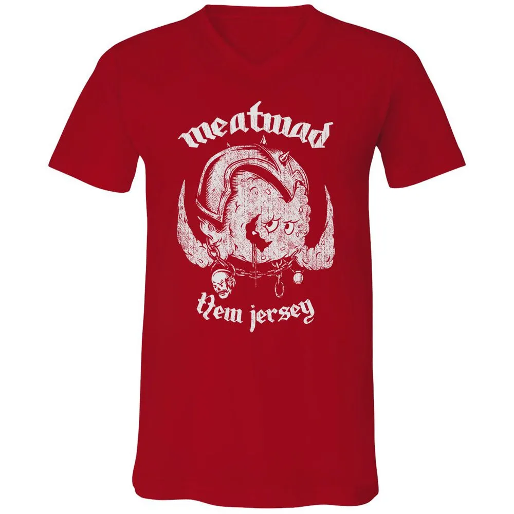 Unisex V-Neck T-Shirt - 8HRTE1TP - Red - 3