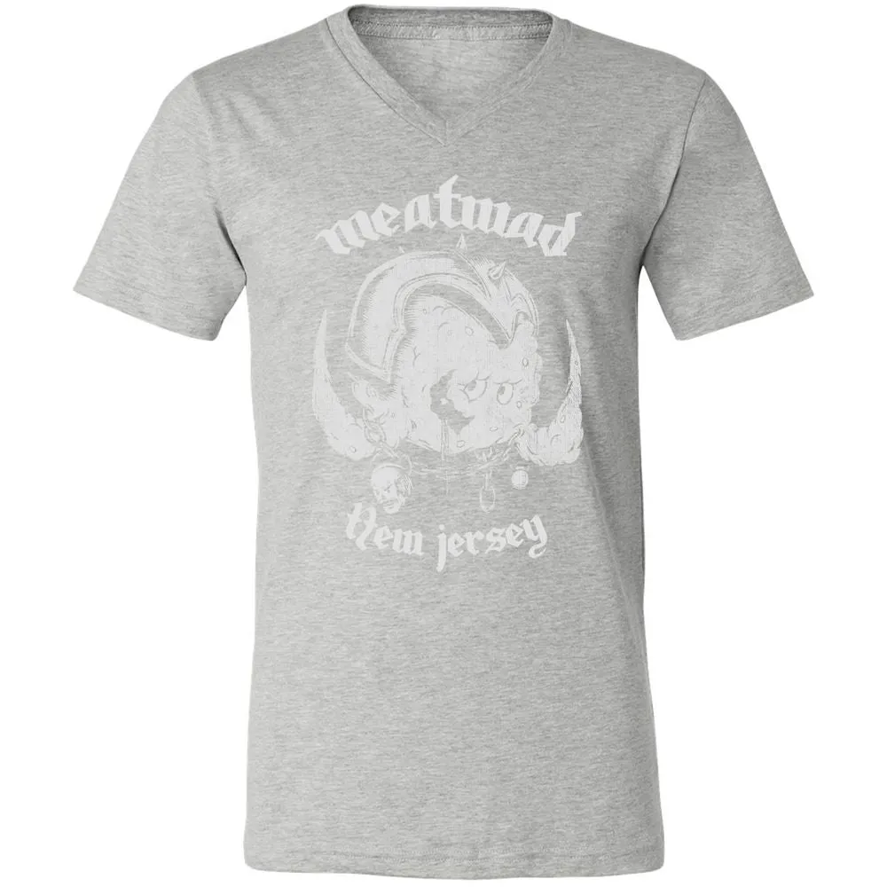 Unisex V-Neck T-Shirt - 8HRTE1TP - Athletic Heather - 7