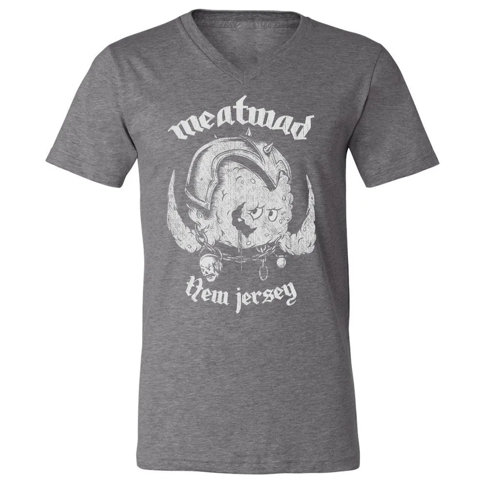 Unisex V-Neck T-Shirt - 8HRTE1TP - Deep Heather - 13