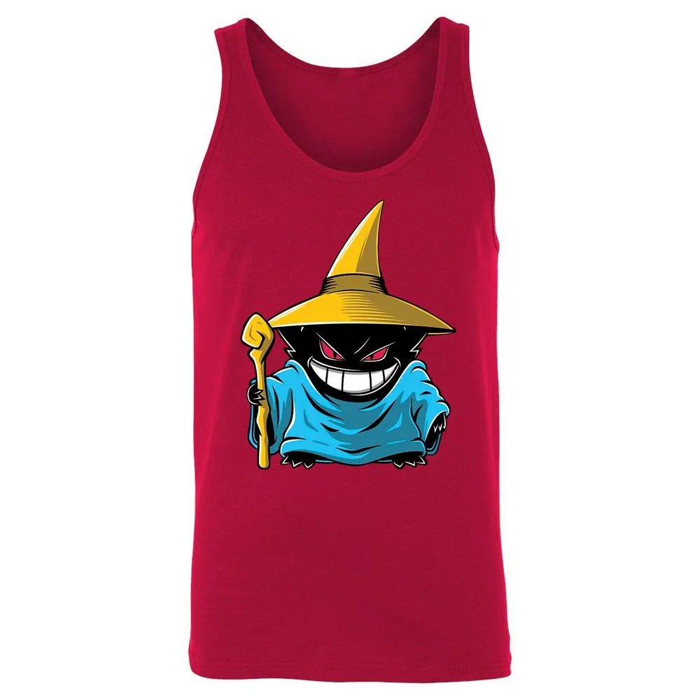 Unisex Jersey Tank - Black - Red - 11