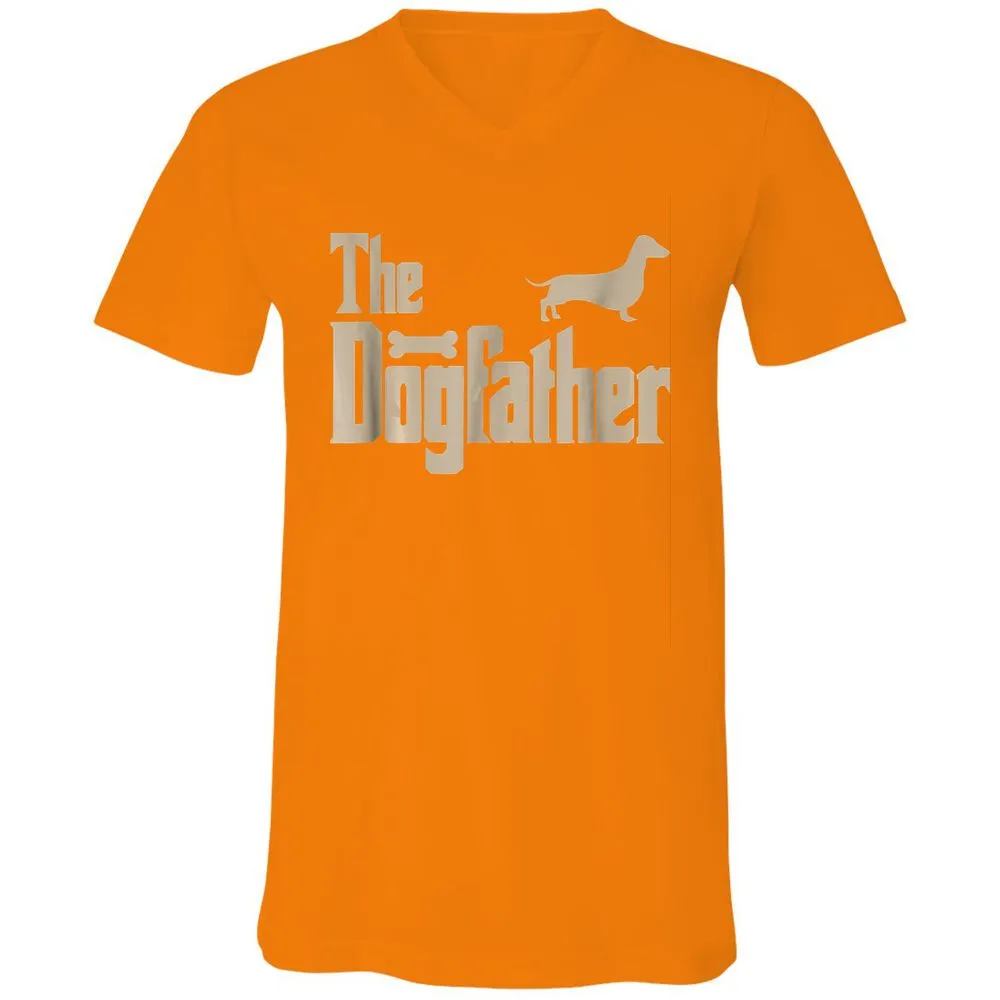Unisex V-Neck T-Shirt - G9RL7C1B - Orange - 11
