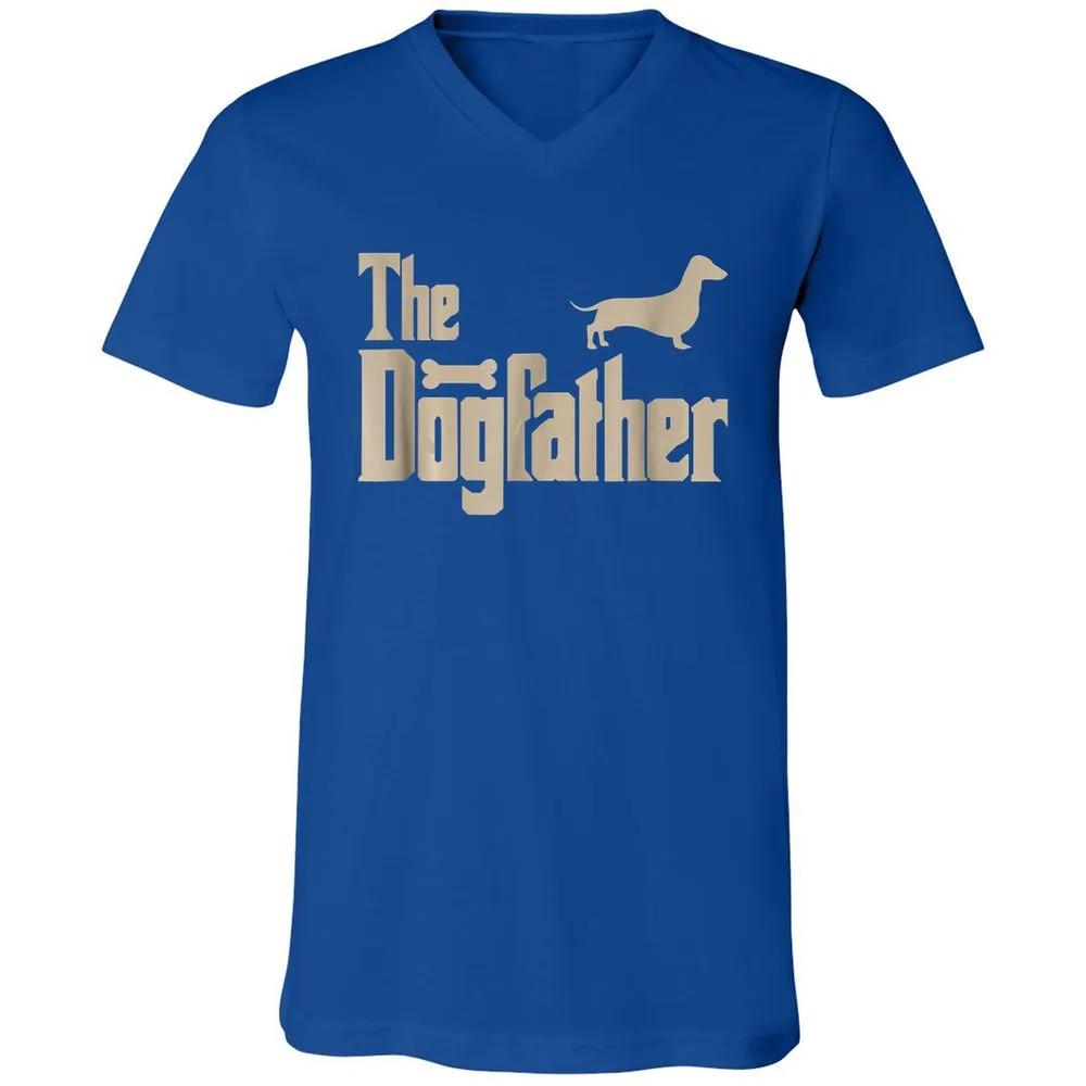 Unisex V-Neck T-Shirt - G9RL7C1B - True Royal - 4