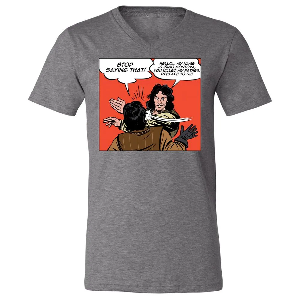 Unisex V-Neck T-Shirt - P96KFTP5 - Deep Heather - 13