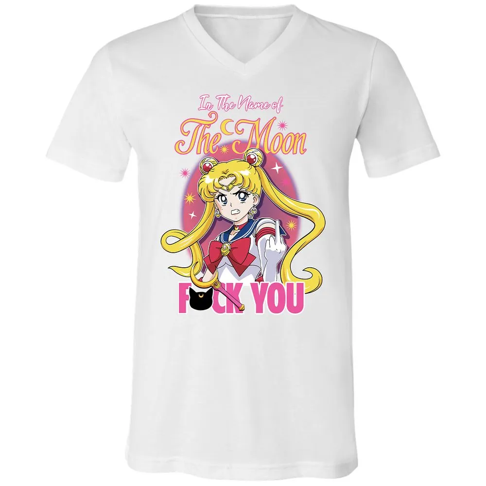 Unisex V-Neck T-Shirt - 2ASAKH56 - White - 5