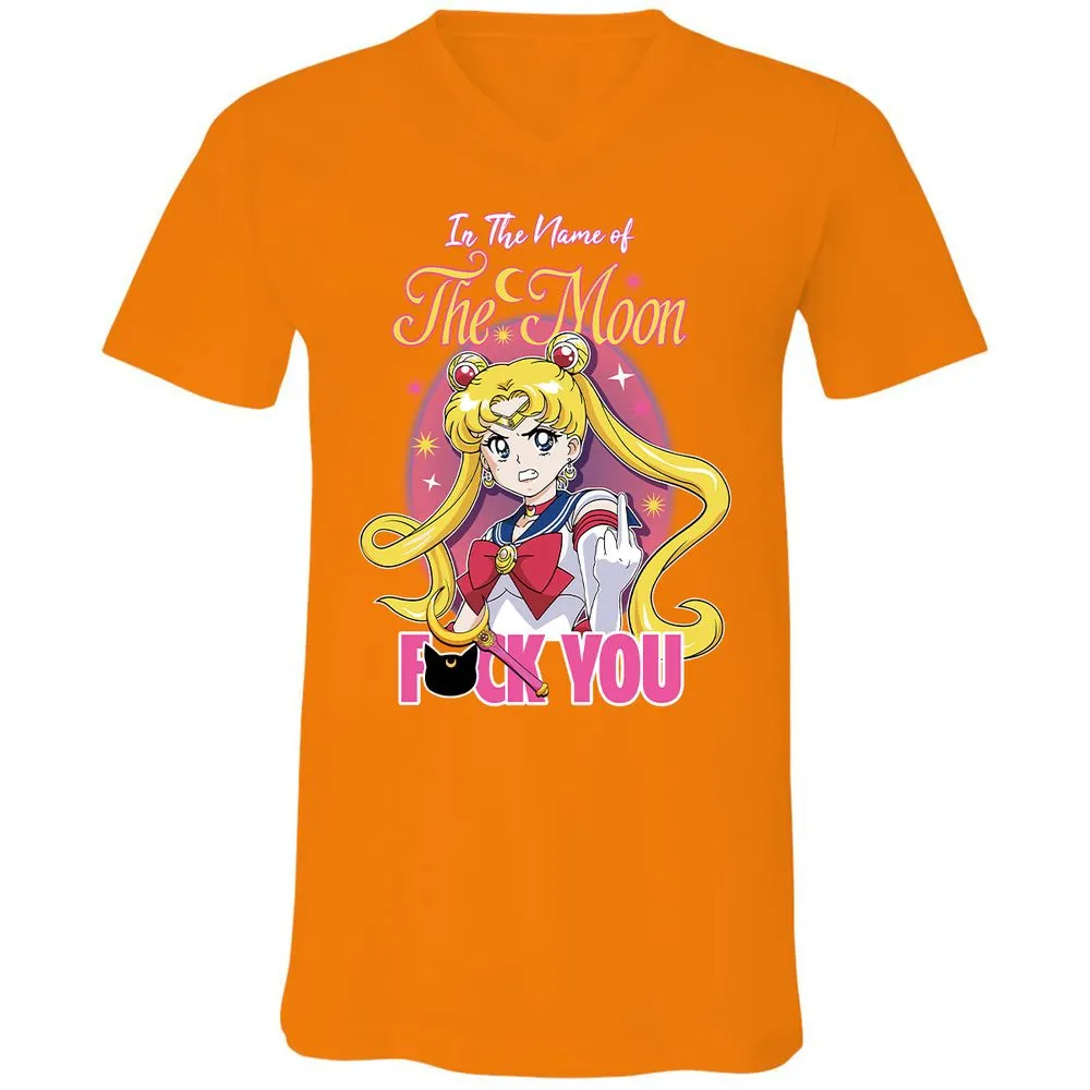 Unisex V-Neck T-Shirt - 2ASAKH56 - Orange - 11