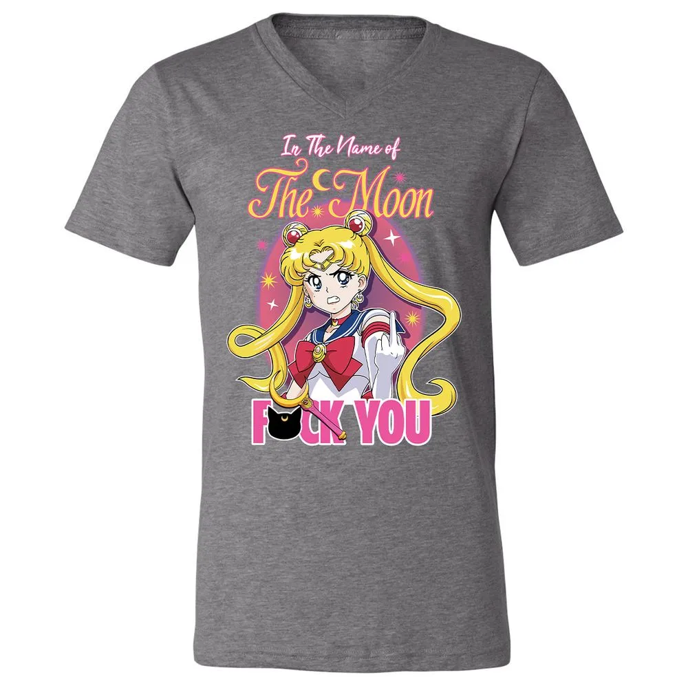 Unisex V-Neck T-Shirt - 2ASAKH56 - Deep Heather - 13