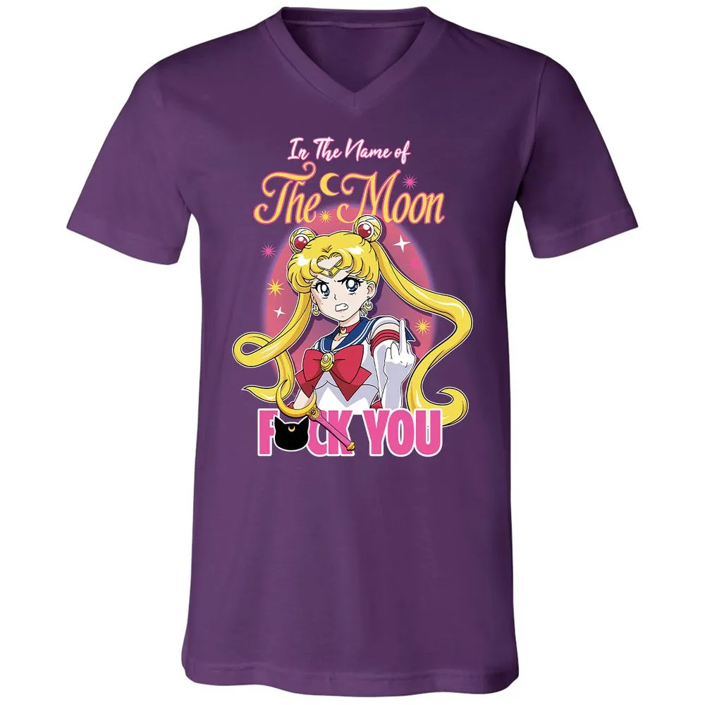 Unisex V-Neck T-Shirt - 2ASAKH56 - Team Purple - 9