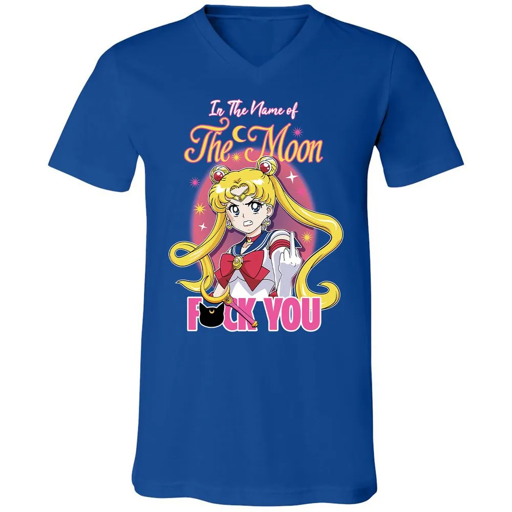 Unisex V-Neck T-Shirt - 2ASAKH56 - True Royal - 4
