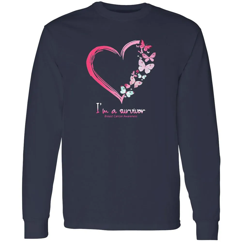 Long Sleeve T-Shirt - GECHJ9PL - Navy - 2