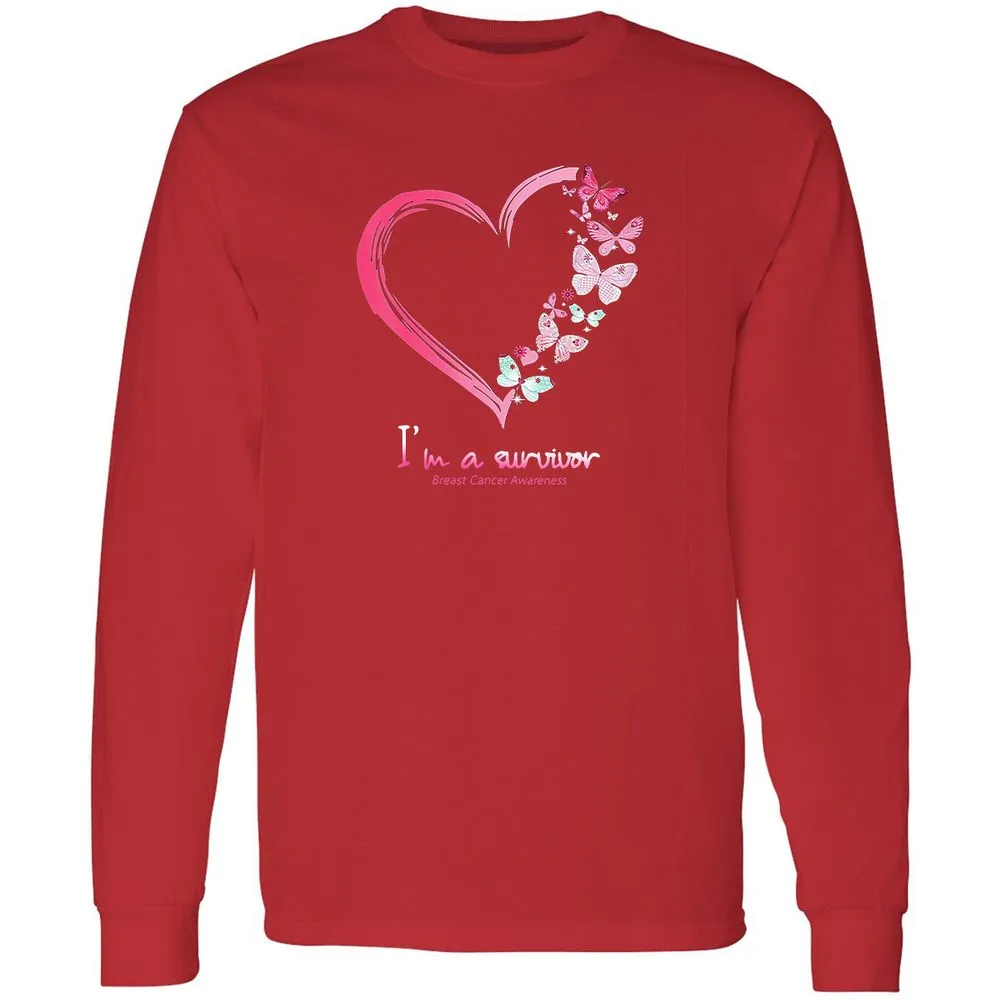 Long Sleeve T-Shirt - GECHJ9PL - Red - 14