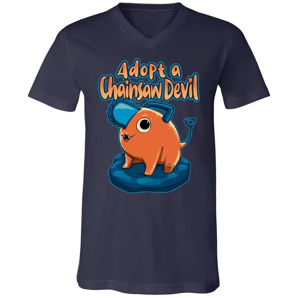 Unisex V-Neck T-Shirt - AHBB25RM - Navy - 2