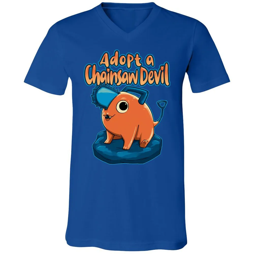 Unisex V-Neck T-Shirt - AHBB25RM - True Royal - 4
