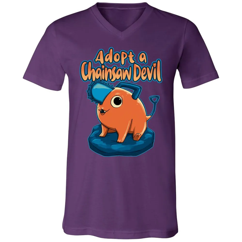 Unisex V-Neck T-Shirt - AHBB25RM - Team Purple - 9