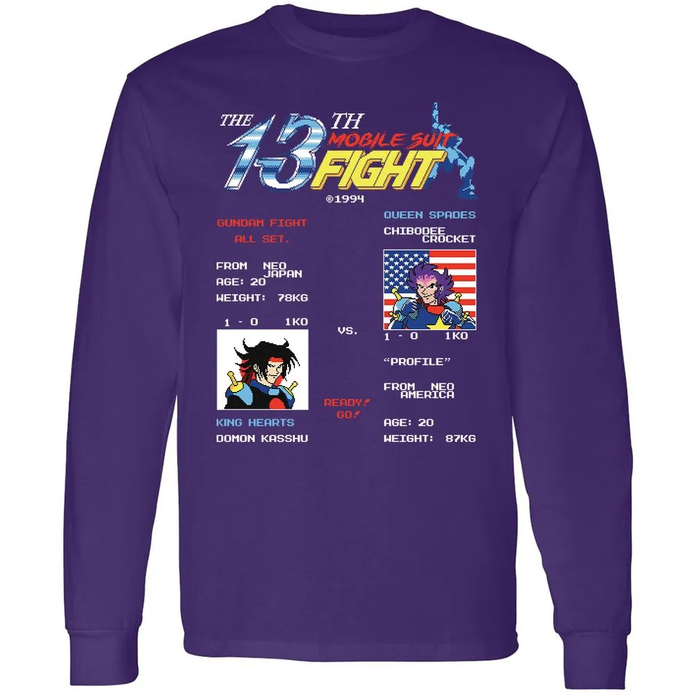 Long Sleeve T-Shirt - 45TJH3RE - Purple - 13