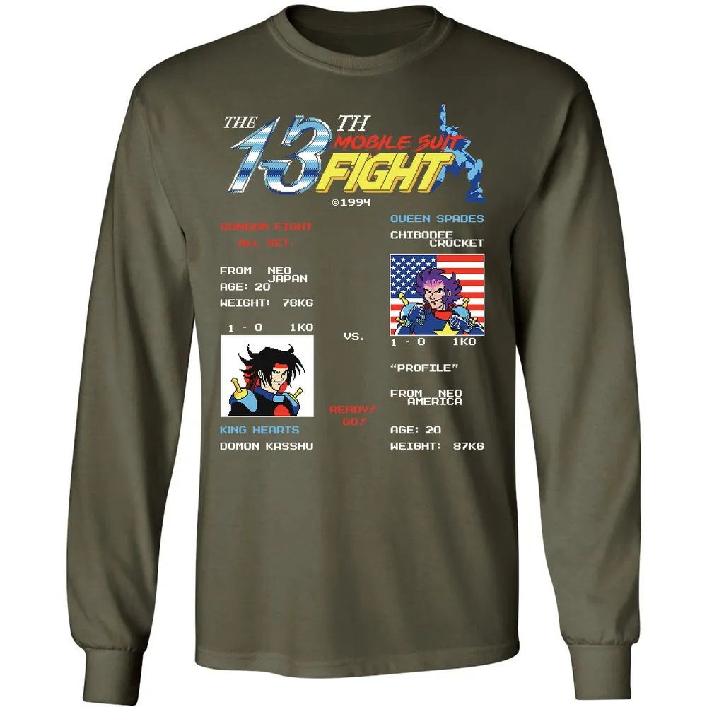Long Sleeve T-Shirt - 45TJH3RE - Military Green - 16